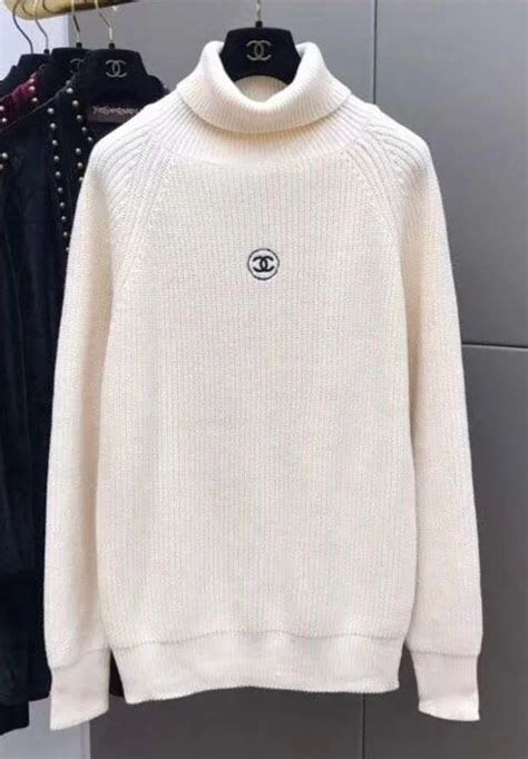 w2c chanel turtleneck|Cardigans & Pullovers .